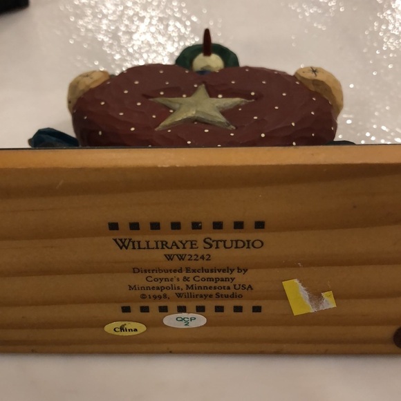Williraye Studio Snowman and Santa set x 3 vintage 1997  and 1998 collectibles - Picture 3 of 12